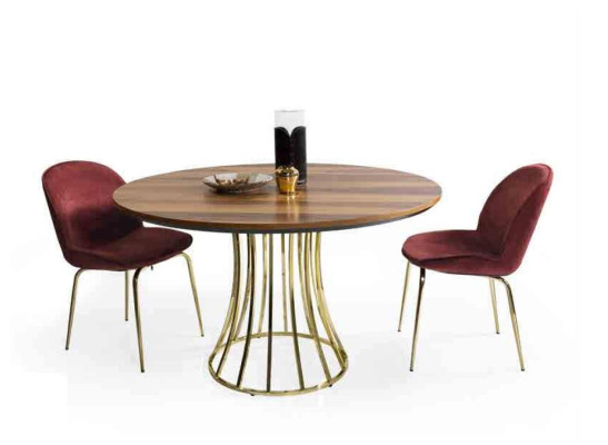 Dining room Armchair Red Gold Metal Dining room Furniture Chairs Living room Chair new