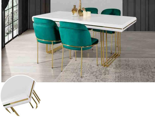 Dining room Living room Office Furniture Chair Design without Armrests Luxury Armchair
