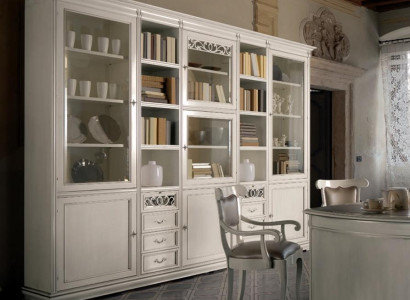 Study room Furniture Office Bookshelf Wood Bookshelf with drawers design