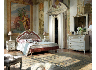 Design Bedroom 5 pcs Complete Set Bed Bedside table Chest of drawers Italian sets