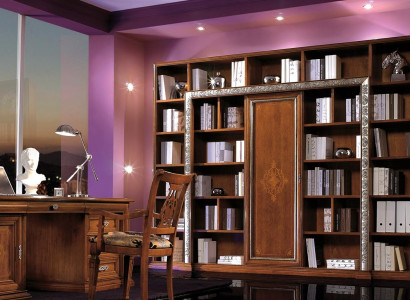 Office desk Table Office Armchair Wardrobe Set Office furniture Cabinets Italy Solid
