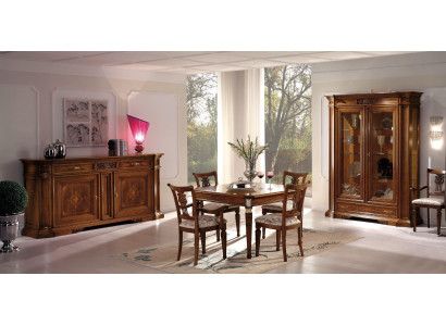 Luxury Set Dining room Dining table Chair XXL Table Tables Chairs Wood Design 7 pieces new