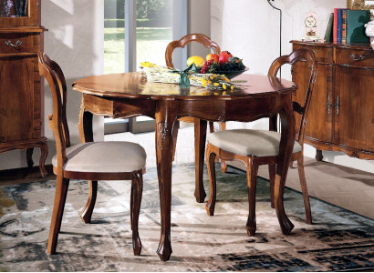 Dining room Set Chair Dining table Suite Round Tables Chairs 4-piece wooden table Real wood