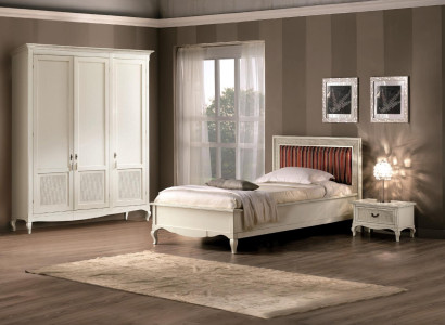 Furniture new Bed Bedside table 3 pcs. Bedroom Set Design Art Deco Luxury Beds
