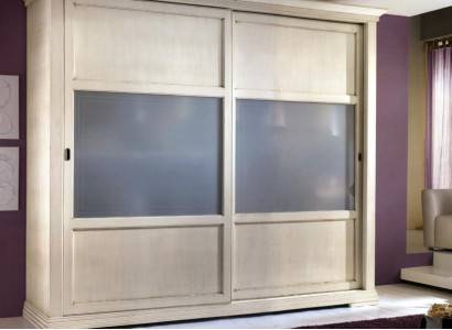 Luxury Wardrobe Italian Furniture Bedroom Wardrobe Real wood Cabinets