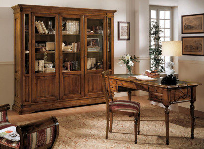 Office Set Wooden Table Chair Bookshelf Desk Shelf Cabinets 3pcs. Sets new