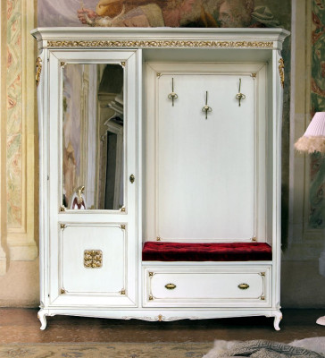 Clothes stand Coat rack Solid Wood Outerwear Hallway Mirror Italian