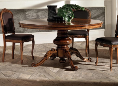 Dining set Dining table Table Tables 4x armchair set Chair Round 5tlg Group Suite