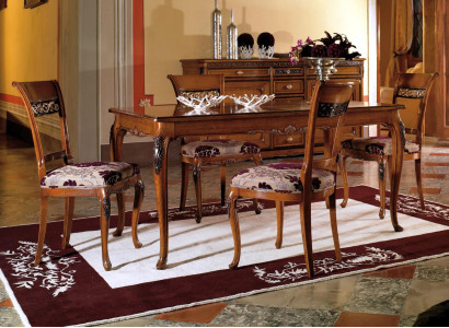 Dining table Table Furniture 4x Chairs Set 5pcs. Group Design Dining room Suite new