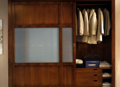 Luxury Wardrobe Bedroom Wardrobe Real wood Cabinets Italian Furniture