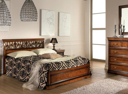 Bedroom Furniture Set Suite Italian Furniture Bedside table Solid Wood 3pcs