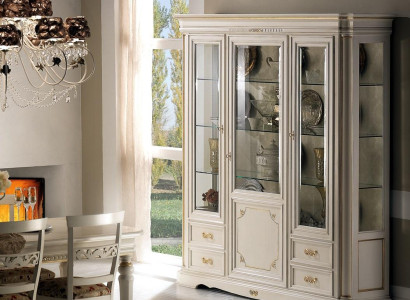 Display case Living room Furniture Sideboard Solid Wood Display cases Glass Wardrobe Real wood