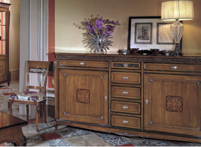 Side Low Board Wardrobe Living Room Shelf Luxury Designer Chest of drawers Sideboard new