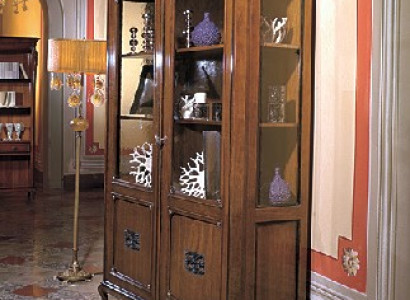 Furniture Real Wood Sideboard Designer Luxury Wood Display case Sideboard Italian