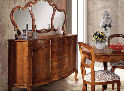 Braun Chest of drawers Dressing table Dressing table Dressing table Mirror 7 drawers new