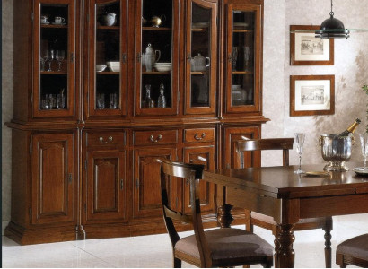 Furniture Classic Shelves Cabinets Showcases Display case xxl Glass Wardrobe Sideboard Wood