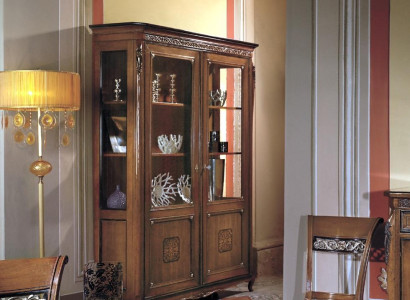 Display cases Glass Wardrobe Real wood Display case Living room Furniture Sideboard Solid Wood