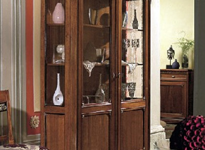 Display case Wood Luxury Cabinets Classic Sideboard Design Furniture Italian Brown