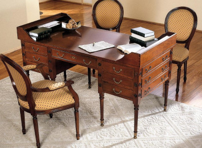 Table with Chair Wooden Desk Desk with Drawers Work Table 2 Pieces