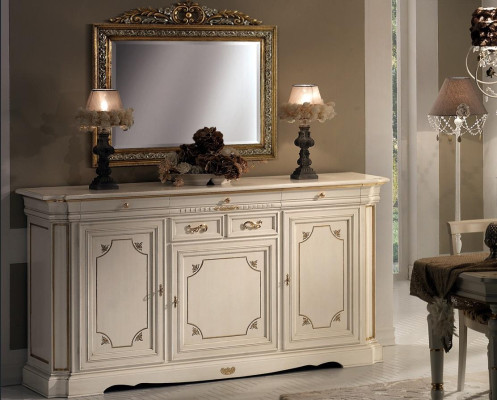 Design Chest of drawers Furniture Sideboard Classic Living room Wood Wardrobe Luxury Italy