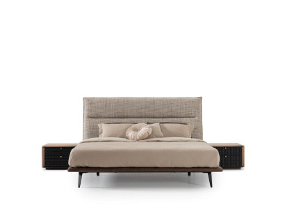 Modern Loft Design Bedroom Bed Design Luxury Beds Upholstery Style Furniture new gray