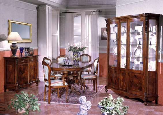 Dining table Luxury Table Solid Wood Furniture from Italy Dining room Tables Furnishings