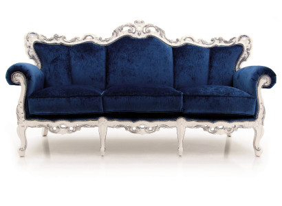 Textile Sofa Couch Upholstery Sofa 3 Seater Couches Sofas Art Deco Three Seater new