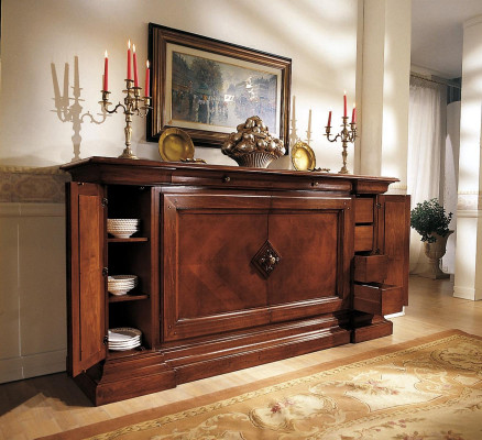 Luxury Antique Style Sideboard Chest of drawers Sideboard Chests of drawers Shelf Wardrobe Chest of drawers Glass