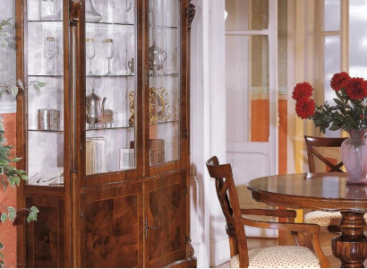 Luxury Wardrobe Wood Furniture Cabinets Display case Shelf Filing cabinet Glass cabinet Antique
