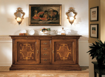 Luxury Italian Wood Furniture Sideboard Chest of drawers Baroque Style Sideboard Real wood