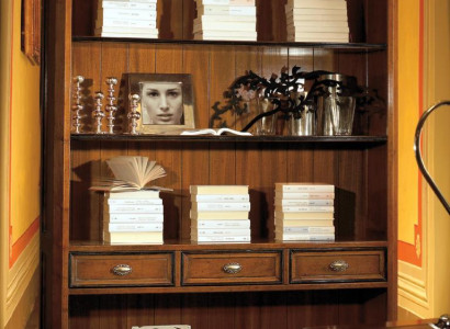 Office Bookshelf Wood Bookshelf with Drawers Design Study room Furniture new