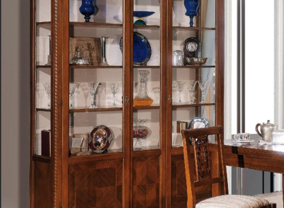 Display case Living room Furniture Sideboard Solid wood Display cases Glass Wardrobe Real wood