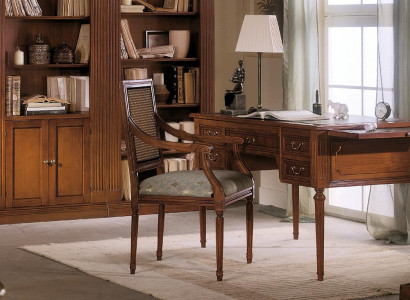 Table Desk Secretary Desks Italian Furniture Chair Set Office 2pcs