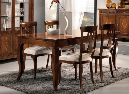 Deceptively real imitation wood dining table: modern design and luxury for your dining room