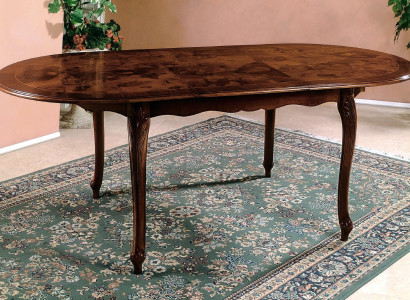 Dining table Oval Wood Table Furniture Tables Furnishings Solid wood Italy Round new