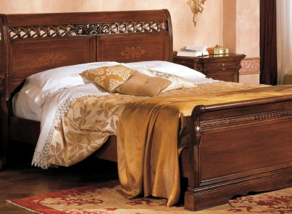 Double bed Solid wood Bedroom Furniture Design Bed Furniture Vaccari cav giovanni