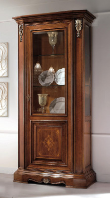 Display cases Glass Wardrobe Real wood Display case Living room Furniture Sideboard Solid Wood