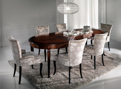 Luxury Dining table Italian Design Furniture Furnishings Tables Solid wood Table new