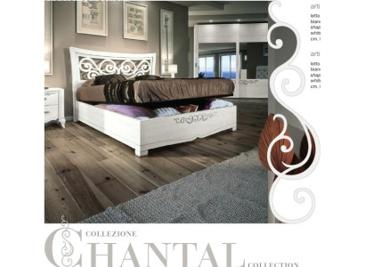 Bed frame e Double bed Bed Luxury Beds Wood Bed Frame White Design Modern new