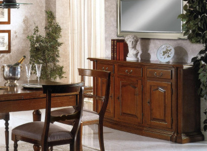 Chest of drawers Sideboard Sideboard Brown Wood Solid Wardrobe Furniture Chests of drawers Sideboards