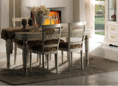 Chairs Chair Wood Luxury Seat Set 4x Armchair Dining room chair Dining room