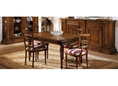 Dining room Set Dining set Classic r Real Wood 4-piece Set Chair Suite 4x Chairs