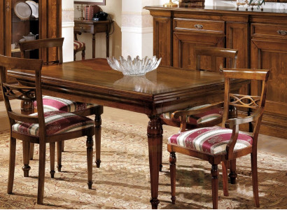 Dining room Set Dining set Classic r Real Wood 4-piece Set Chair Suite 4x Chairs