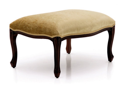 Living Benches Seat Textile Beige Design Stool Upholstered Stool Foot Shelf Furniture