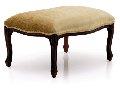 Living Benches Seat Textile Beige Design Stool Upholstered Stool Foot Shelf Furniture