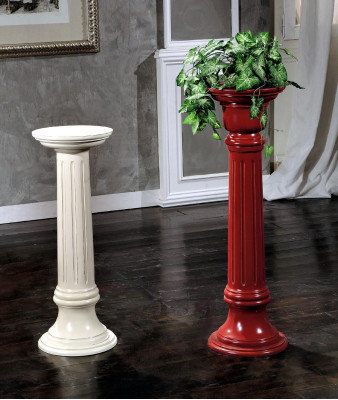 Flower stand flower column hanging basket stand real wood potted plant stand new