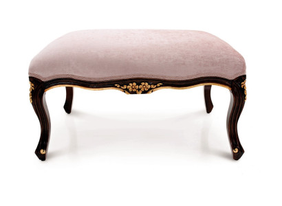 Ottoman Chaise Lounge Bench seat Textile Designer Stool Footstool Side Stool