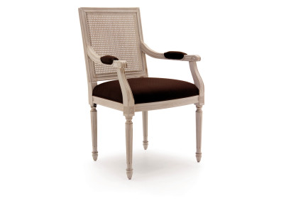 Dining room Chairs Design Textile Luxury Beige new Dining room chair Chair with armrest