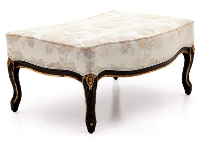 Design Stool Footstool Seat Upholstery Stool Upholstery Seat Textile Wood Style