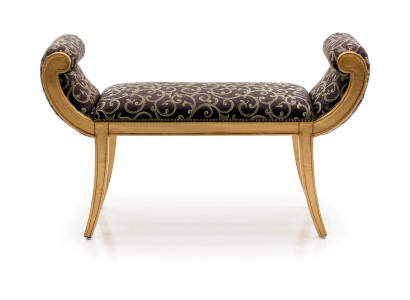 Stool Upholstered Stool Foot Shelf Furniture Living Benches Seat Textile Classic